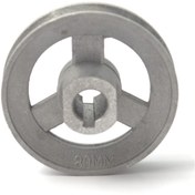 Resim Motor Alüminyum Düz Kasnak / 80 MM 