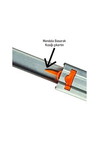 Resim 30 Cm Teleskopik Bilyalı Kızak Çekmece Rayı -1 Çekmecelik Takım GRi 