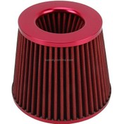 Resim Evrensel Araba Hava Filtresi Mekanik Supercharger Araba Araba Filtre Kitleri Hava Emme Soğuk Filtre, Boyut: 14.5 15cm Kırmızı Kırmızı 