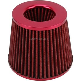 Resim Evrensel Araba Hava Filtresi Mekanik Supercharger Araba Araba Filtre Kitleri Hava Emme Soğuk Filtre, Boyut: 14.5 15cm Kırmızı Kırmızı 