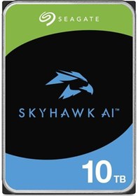 Resim Seagate Skyhawk Aı, St10000ve001, 3.5", 10tb, 256mb, 7200rpm, Güvenlik, Hdd 