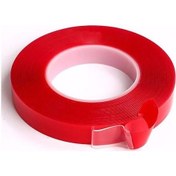 Resim Çift Tarafli Bant Kırmızı Şeffaf 10 Mm x 10 M 