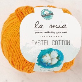 Resim La Mia Pastel Cotton Turuncu El Örgü İpi - L179 - 33949 