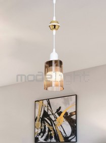 Resim Modelight Akses Tekli Bal Camlı Beyaz Sarkıt Salon-oturma-çocuk-yatak Odası-yemek Odası-antre-mutfak 