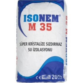 Resim Isonem M35 Süper Kristalize Sızdırmaz Su Yalıtım Malzemesi 20 Kg 