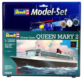 Resim Revell 1:1200 Queen Mary 2 Model Set Gemi 65808 