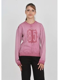 Resim Toontoy Kız Çocuk 85 Baskılı Sweatshirt Gülkurusu 
