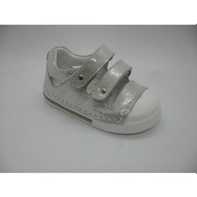 Resim Angelokids Elma Şekeri 01103 Deri Ortopedik Ilk Adım Gümüş Sandalet 19-21 Gümüş 