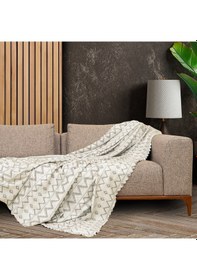 Resim Latuda Concept SoftMicro Etnik Desenli Boho Koltuk Örtüsü 130 x 180 CM 