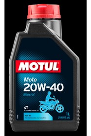 Resim MG MOTO Motul 20w-40 4t Mineral Motosiklet Yağı 1l Uyumlu 