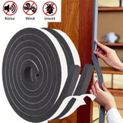 Resim 200,0 cm 3 Renkli Kapı Pencere Conta Şeridi Ses Yalıtım Köpük Toz Geçirmez İzolasyon Bandı 