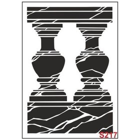 Resim Diğer Karışık Desenler Stencil Şablon 35X50 S-217 