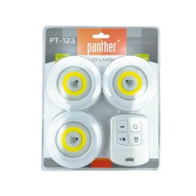 Resim Panther PT-123 Ledli Lamba Seti Kumandalı 