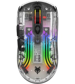 Resim Reedark Xyh20 Bt5.0 2.4g Kablosuz 3 Modlu 2.4g Kablosuz Bt5.0 Ve Usb Kablolu Şeffaf Rgb 