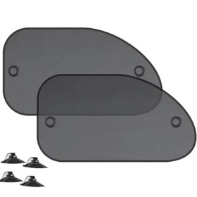 Resim 65X38 cm Güneş ve Uv Işın Engelleyici Yan Camlar Için Güneşlik, Görüş Engellemeyen Yan Güneşlik 