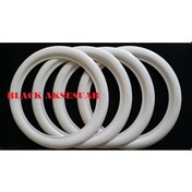 Resim 13 Jant Beyaz Renk Atlas Oto Lastik Yanağı 4 Adet 
