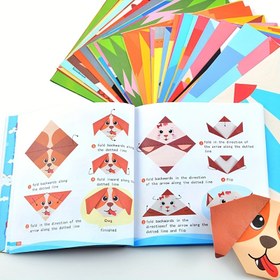 Resim 1 Set Origami Oyun Kiti, 54 Renkli Sayfa ve Boyama Kitabı İçerir, Aile Toplantıları için DIY Origami Oyunları 