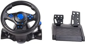 Resim Racing Game Wheel, Game direksiyon 7'si 1 arada gerçekçi tak ve çalıştır titreşim, Android için, PS4 için, Xbox 360 için 