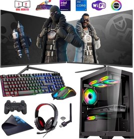 Resim Rogame İ7 12700F 32GB DDR4 1TB M2 12GB ARC B580 Çift 24" Mon. Oyun Bilgisayarı (Gaming SET) 