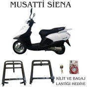 Resim Musatti Siena 110 125 Kızaklı Kurye Paket Çanta Demiri 
