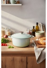 Resim Bernardo Intensa Döküm Tencere Yeşil 24cm Yeşil 