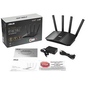 Resim Asus RT-BE58U WIFI7 4 Port 3600 Mbps Router 
