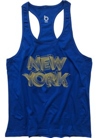 Resim BLUU Newyorkstr Fitness Gym Tank Top Sporcu Atleti 