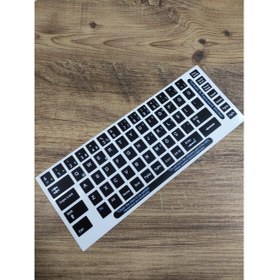 Resim Türkçe Q Klavye Etiketi Laptop Pc Sticker Siyah 