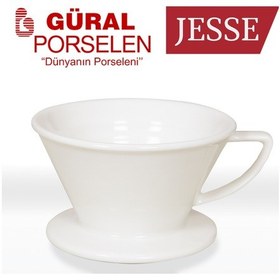 Resim Güral Porselen Kalita Porselen Dripper Kahve Demleme 3. Nesil 