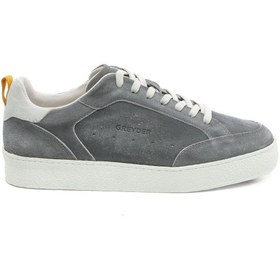 Resim Greyder 18520 Gri Hakiki Deri Erkek Sneaker Ayakkabı 