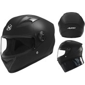 Resim Geeroyoo Erkek Ve Kadın İçin 4 Mevsim Kullanımlı Motosiklet Kaskı - Isıtmalı Tam Kask, Anti-sis Camlı, Siyah Siyah 