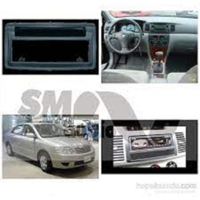 Resim CAR Toyota Corolla Sol Terra Uyumlu Teyop Çerçeveli Mp3 Çalar Bulutut Usb Aux 