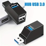 Resim Yüksek Hızlı USB 3.0 ve 2.0 Hub, 3-Port Genişletme Bölücü, Kablosuz 3'ü 1 Arada USB Bölücü, Dizüstü Bilgisayarlar ve PC'ler ile Uyumlu, 5V Çalışma Gerilimi, Siyah, USB Bağlantı, Dizüstü Bilgisayar Genişletme Portları|Sleek Black Finish|Dayanıklı Tasarım 