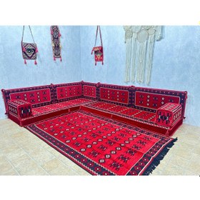 Resim Coton Şark Köşesi Lüks Minder Takımı 