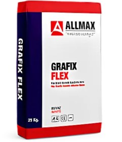 Resim ALLMAX ALMAX GRAFIX FLEX SERAMİK YAPIŞTIRICI 25 KG 