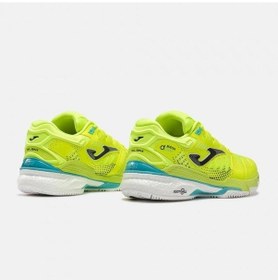 Resim Joma Tcslas2609c Slam Classic Unisex Padel Ve Toprak Kort Tenis Ayakkabısı Neon Sarı 