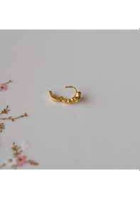 Resim Gold Cerrahi Çelik Yıldız Modelli Halka Tragus Piercing Helix Lob Renkli 
