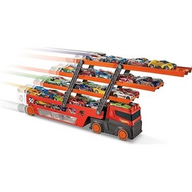 Resim Hot Wheels Mega Tır Yeni Turuncu Ghr48 Taşıyıcı Mega Tır 