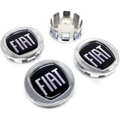 Resim Linea Tip Geçme Jant Göbeği Kromaj 4 Lü 50-42Mm 