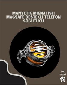 Resim Tüm Telefonlarla Uyumlu Kompakt Soğutucu Yüksek Performanslı Hızlı Soğutma Standart 