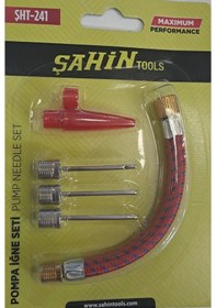 Resim Şahin Tools Bisiklet Top Şişirme İğne Seti 5 Parça Şht-241 