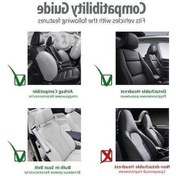 Resim Novahub Araba Koltuğu Koruyucusu Bebek Araba Koltuğu Minderi 600d Polyester Siyah Universal Kullanım 