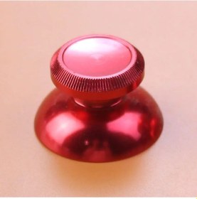 Resim Kırmızı-jcd 1 Adet Renkli Alüminyum Metal 3d Analog Thumbsticks Mantar Joystick Kapağı Xbox 360 Denetleyicisi 