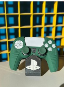 Resim P-5 Silicone Protective Kit Playstation 5 Dualsense Koruma Seti - Yeşil 