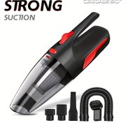 Resim CascadeVac 7 Parça Yüksek Güçlü Kablosuz El Tipi Süpürge - 4KPa Güçlü Emiş, USB Şarj Edilebilir, Hafif Ev ve Araç İçi Temizliği için Yarık Aracı & Tek Dokunuşla Toz Boşaltma, Şık Modern Vakum | Dayanıklı Yapı, Araba Süpürgesi 