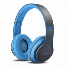 Resim P47 Torima Extra Bass Wireless Bluetooth Kulaklık 5.0 Edr Mavi 