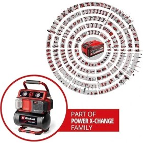 Resim Lidyahan Store Akülü Kompresör Te-Ac 18/75 Li Of-Solo Power X-Change (18 V, Maks. 8 Bar, 5 L Tank, 75 L/dakika Emiş Kapasitesi, 2x Basıç Göstergesi) 