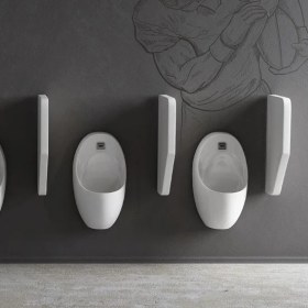 Resim Lucco Loop 45 cm Pisuvar Ara Bölme Beyaz 