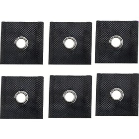 Resim Gaojunshop01 6lı Pvc Karavan Tentene Kancası Siyah Kamp Çadırı Asma Aksesuarı 