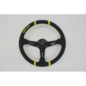 Resim MOMO OFSETLİ SPOR DİREKSİYON DERİ SİYAH 